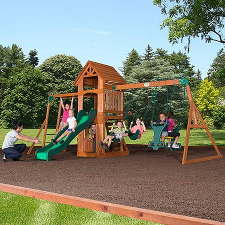 Backyard Discovery Sonora Cedar Wood Swing Set