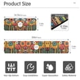 thumbnail image 3 of Yayeee Faucet Mat for Kitchen Sink 14.7" Diatomite Long Splash Guard Pad, Red Colorful Flowers with Dots, 3 of 7