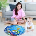 thumbnail image 3 of OYIGU Thickened Water Sensor Play Mat, Tummy Time Water Mat, Baby Tummy Time Play Mat, Tummy Time Toys for Babies 0-6 Months, Water Sensor Mat for Kids, Water Sensory Pad Water Play, 3 of 5