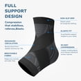 thumbnail image 6 of Copper-ion Plantar Fasciitis Relief Support, Foot Pain Relief, Tendonitis & Arthritis Foot Sleeve, Ankle Stabilizer Wrap【M], 6 of 7