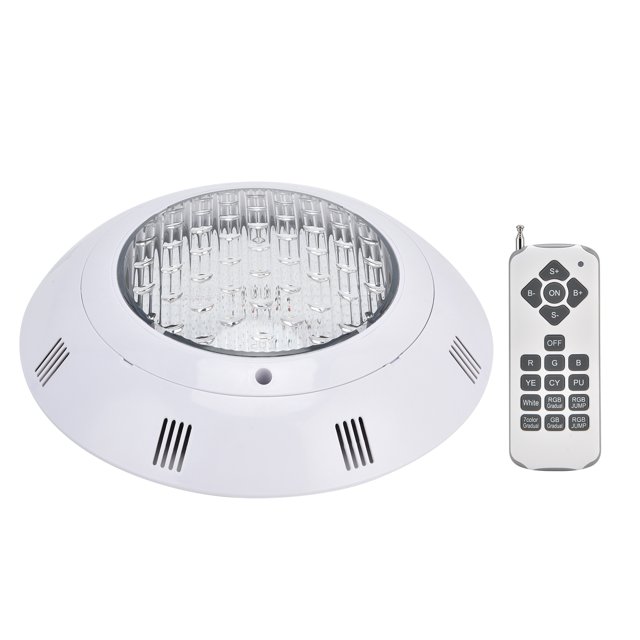 Underwater Pool Light, Wall-Mounted Brightness Adjustment Waterproof High Light Transmittance Submersible Led Pool Light For Hotel For Pond For Aquarium