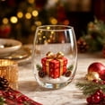 thumbnail image 6 of Cute Christmas Collection Commemorative Glass Cup Large Capacity 2D Printed Glass For Daily Drink Holiday Table Decor Gift, 6 of 8