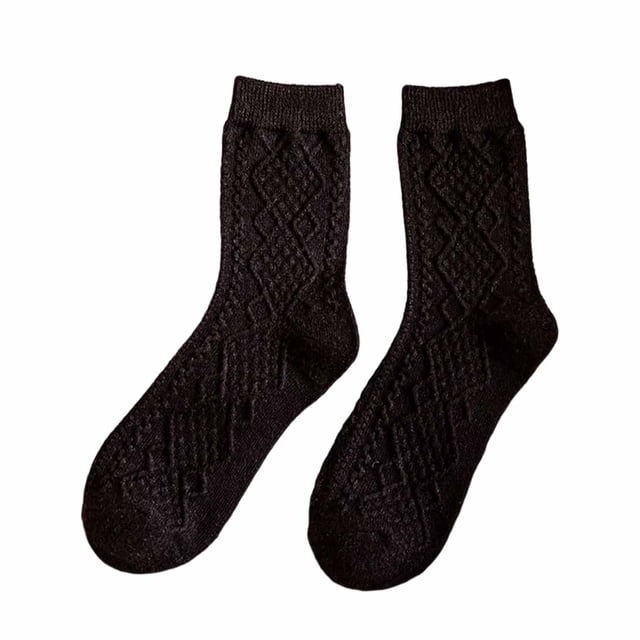 Calcetines térmicos Sonducket 2 uds lana cálido ligero resistente al frio café