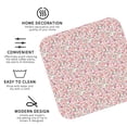 thumbnail image 3 of Kdxio Floral Retro Style Funny Coasters,4 Pcs Leather Coasters,Housewarming Gifts,Protect Furniture from Water Marks Scratch and Damage, 3 of 8