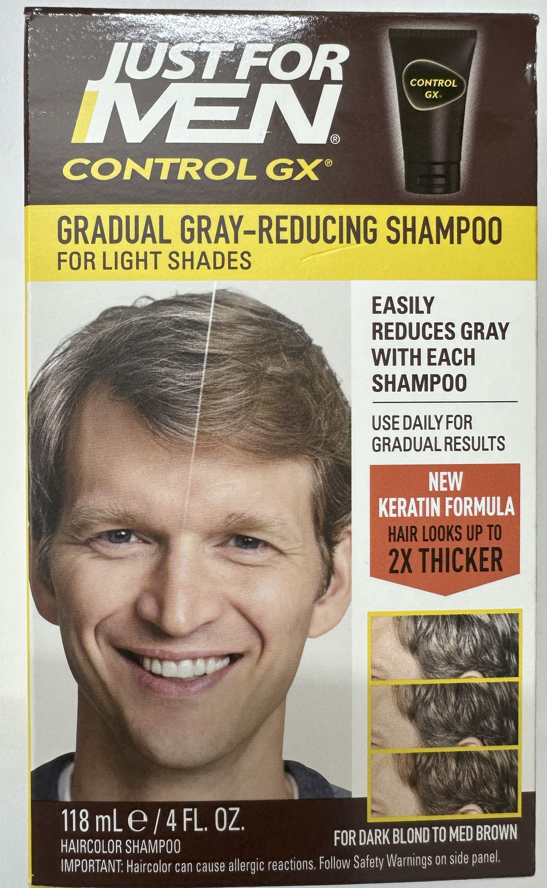 Just For Men Control Gx Grey Reducing Shampoo For Lighter Shades