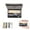 19 Mirror Light gray, variant on 19 Inch Car Monitor HD LCD Screen Car Video Playe 1080P Automobile Ceiling Roof Mount Display Portable Multimedia TV Link ,Stereo Speakers