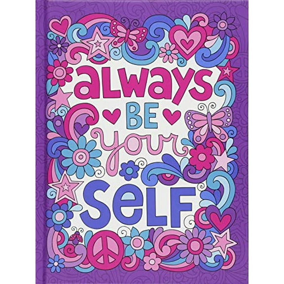 Pre-Owned Notebook Doodles Go Girl! Guided Journal (Quiet Fox Designs) Always Be Yourself! 128 Lined Pages; Fun, Inspirational Prompts Encourage Tweens to Build Confidence Hardcover