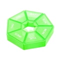 thumbnail image 1 of Billuyoard Caja de pastillas de 2 piezas, almacenamiento de 7 rejillas, dispensador diario de pastillas, organización de campamento para el Type3 NO3, 1 of 6