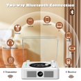 thumbnail image 4 of Reproductor de CD THINKYA Retro Wooden con Bluetooth y mando a distancia, 4 of 8