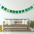 thumbnail image 2 of Northlight 7.5' Plaid "St. Patrick's" Swallowtail Flag Wall Banner, 2 of 6