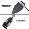 thumbnail image 2 of VITASUNHOW Plancha en seco de alta resistencia, sin vapor ni agujeros, cable de 2,7 m, suela antiadherente, protección contra sobrecalentamiento, plancha eléctrica profesional para ropa, uso doméstic, 2 of 5