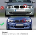 thumbnail image 4 of Parrillas Delanteras De Coche, Parrilla De Riñón Negra Brillante Para Bmw 3-Series E46 Sedan 1998-2001 1 Par Vogacara VI007110-00, 4 of 7
