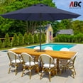 thumbnail image 5 of ABCCANOPY 9ft Outdoor Market Hand Push Patio Umbrella,12+Colors, Navy Blue, 5 of 8