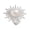 03 White K 0887, variant on Edgy Open Rings Exaggerated Rings Handmade Irregular Hammered Detailing Adjustable Metal Alloy Fashion Jewelry Gift