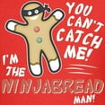 thumbnail image 3 of CafePress - Ninjabread Man Kids Dark T Shirt - Dark T-Shirt Kids XS-XL, 3 of 4