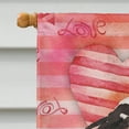 thumbnail image 3 of Tricolor Cavalier Spaniel Love House Flag, 3 of 4