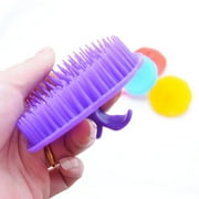 Hair Scalp Massager Comb Shampoo Brush Silicone Head Washer Brush Handheld Shower Scalp Scrubber Cleansing Brush for Removing Dandruff