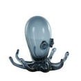 thumbnail image 6 of 9" x 8" Dark Blue Glass Cute Ombre Octopus Sculpture with Curved Tentacles, by DecMode, 6 of 9