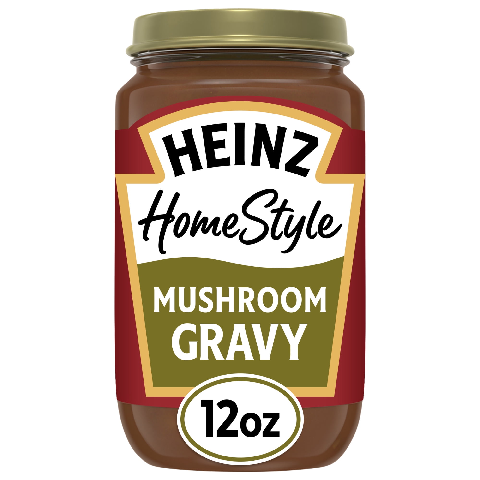 Heinz HomeStyle Mushroom Gravy, 12 oz Jar