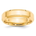thumbnail image 6 of 14K Yellow Gold 6mm Bevel Edge Comfort Fit Band Ring Size 14, 6 of 7