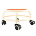thumbnail image 3 of Tabouret Bas Rond à Roulettes, Tabouret de Pédicure Rotatif à 360 Degrés, Repose-Pieds Robuste, Mini Tabouret Mobile, Tabouret à Poulie Universelle de Poids Élevé pour Garage, Salon, Maison, 3 of 8