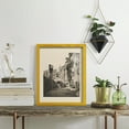 thumbnail image 5 of Vintage Views of Venice VIII - Framed Print w/glass - Sunflower Yellow, 5 of 7