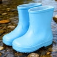 thumbnail image 2 of Edvintorg Toddler Rain Boots Boys Girls Easy-On Lightweight Rainboots Children Waterproof Shoes 18M-8Y, 2 of 7