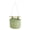 Green, variant on Linen Multi-Pocket Wall & Door Hanging Storage Organizer Bag, Space-Saving Hanging Pocket Bin for kitchen sundries, bedroom accessories and office small item neat classification storage