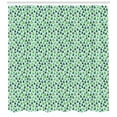 thumbnail image 3 of Ambesonne Northwoods Shower Curtain, Green Silhouettes, 69"Wx84"L, Dark Green Pale Blue, 3 of 3