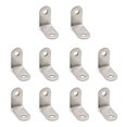 thumbnail image 1 of Eigraketly 10Pcs Small Brackets Stainless Steel Corner Braces Holder 90 Joint Fastener Bracket Stand Degree for Cabinet Board with Screws Type2, 1 of 6