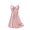 Pink, variant on Yuncity Womens Nightgowns Satin Solid Color Silk Belt Breast Pad Gathered Suspender Nightdress Pajamas Pjs Loungewear Soft M-Xxl