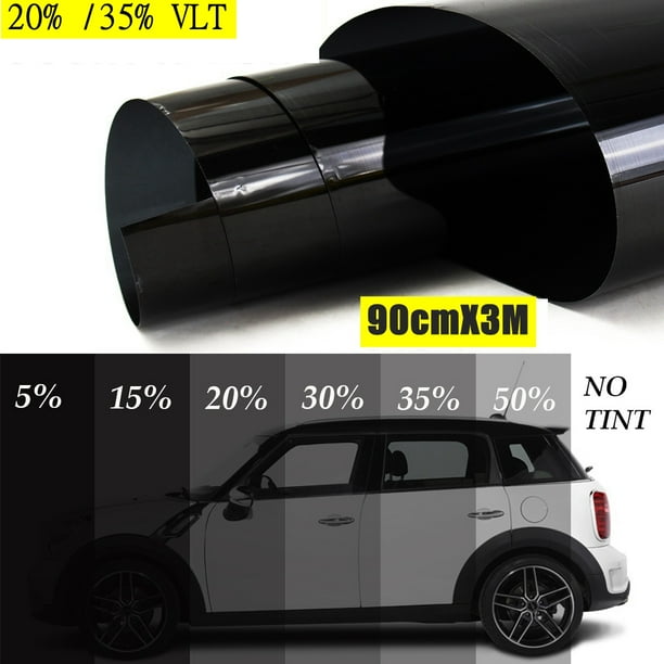 1Pcs 35"x10ft Car Window Tint Film Roll Professional 15 20 35 Medium Shade Car Auto Glass