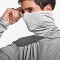 thumbnail image 7 of Mifsaly Summer Hoodies for Men Long Sleeve Sun Protection Shirts 2026 Quick-Dry Lightweight Hoodie Thumb Hole Windproof Outdoor Athletic Sweatshirt with Mask M, 7 of 7