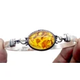 thumbnail image 2 of 925 Sterling Silver Baltic Amber Gemstone Handmade Jewelry Cuff Bracelet Siz-ADJ, 2 of 4