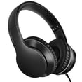 thumbnail image 1 of Auriculares LORELEI X6 para colocar sobre las orejas con micrófono plegables negros, 1 of 6