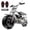 Gray, variant on FRP Basic Package GMB100 Gas Powered Mini Dirt Bike 99CC for Teens and Adults, 28MPH Off Road Motorcycle with SunF Street Tires, Up to 220 LBS - Red