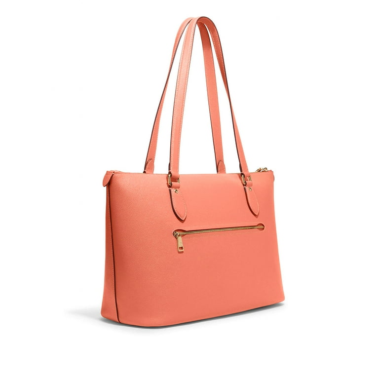 Coach pebbled leather shops gallery tote