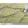 thumbnail image 3 of Soimoi Rayon Fabric Snowman & Penguin Kids Print Sewing Fabric Yard 56 Inch Wide, 3 of 3