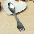 thumbnail image 3 of PENGXIANG 3en1 Spork en Acier Inoxydable Combo Cuillère Fourchette Couteau Camping Randonnée Voyage Couverts, 3 of 5