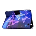 thumbnail image 2 of SaniMore for Fire 7" 12th Gen 2022 Wallet Case, Auto Wake/Sleep Flip Folio Case Card Holder Kickstand PU Leather Tablet Cover Shockproof TPU Backplane Fashion Case, Star Butterfly, 2 of 12