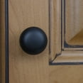thumbnail image 2 of GlideRite 1.125 in. Solid Classic Round Cabinet Knobs, Matte Black, Pack of 10, 2 of 5