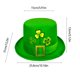 thumbnail image 3 of St Patricks Day Hats With Light St Patrick's Day Green Velvet Hat Green St Patricks Day Party Accessories Green Christmas Tree Topper Hat, 3 of 7