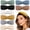 8 Pcs Ribbed: Neutral & Essential Tones, variant on 8 Pack Headbands for Women Criss Cross Vintage Head Wrap Boho Headband Twisted Elastic Hair Accessories