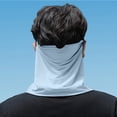 thumbnail image 7 of WHEANG Ice Silk Face Mask for Women Men UV Protection Mask Cooling Face Cover Sun Protection The Sun Neck Protector Breathable Comfortable Sun Blocking Face Mask, 7 of 7