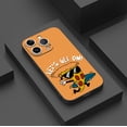 thumbnail image 3 of ¡Destaca con una divertida y protectora funda plateada mate con dibujos animados para iPhone para varios modelos!, 3 of 4