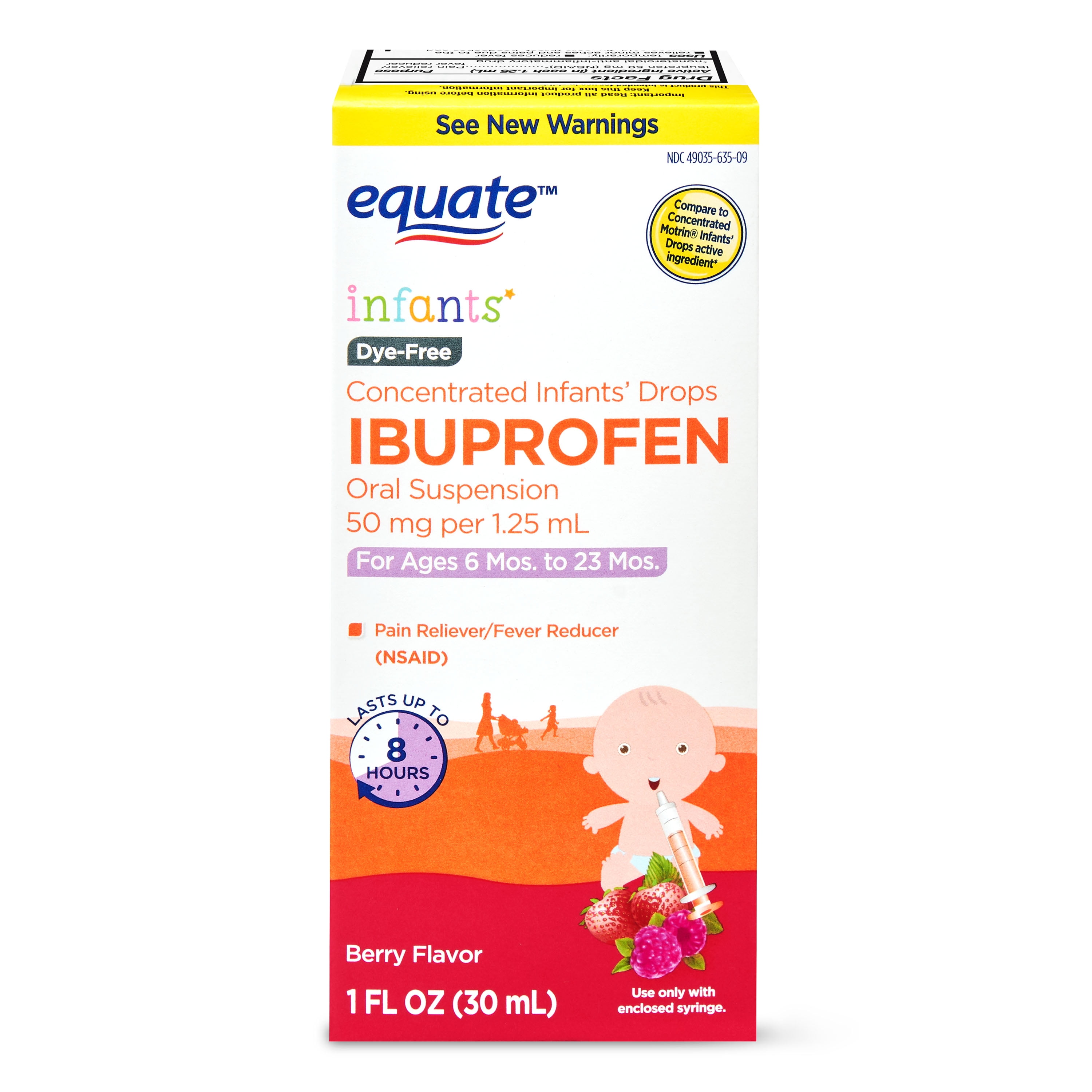 Equate Infant DyeFree Ibuprofen 1 fl. Oz.
