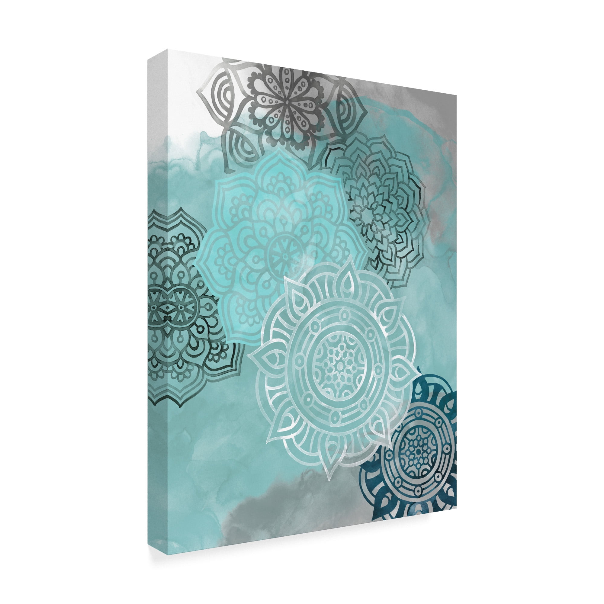 Trademark Fine Art 'Ink Blot Mandala II' Canvas Art by Grace Popp