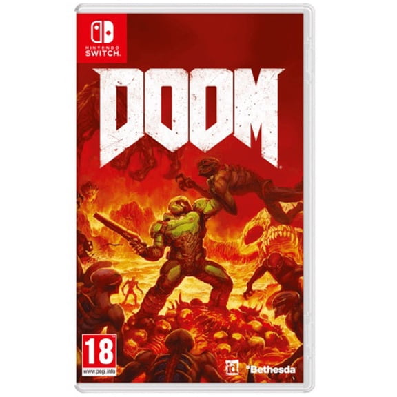 Doom (Nintendo Switch, 2017) by Bethesda for Nintendo Switch, Physical, Action & Adventure, Shooter, Parental Controls, 1 Offline Player