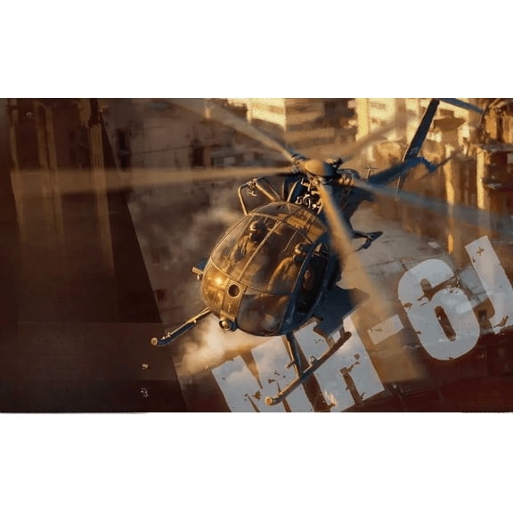 Zimi Model ZM50002 1/35 US MH-6J Little Bird Nightstalkers Helicopter Model Kit