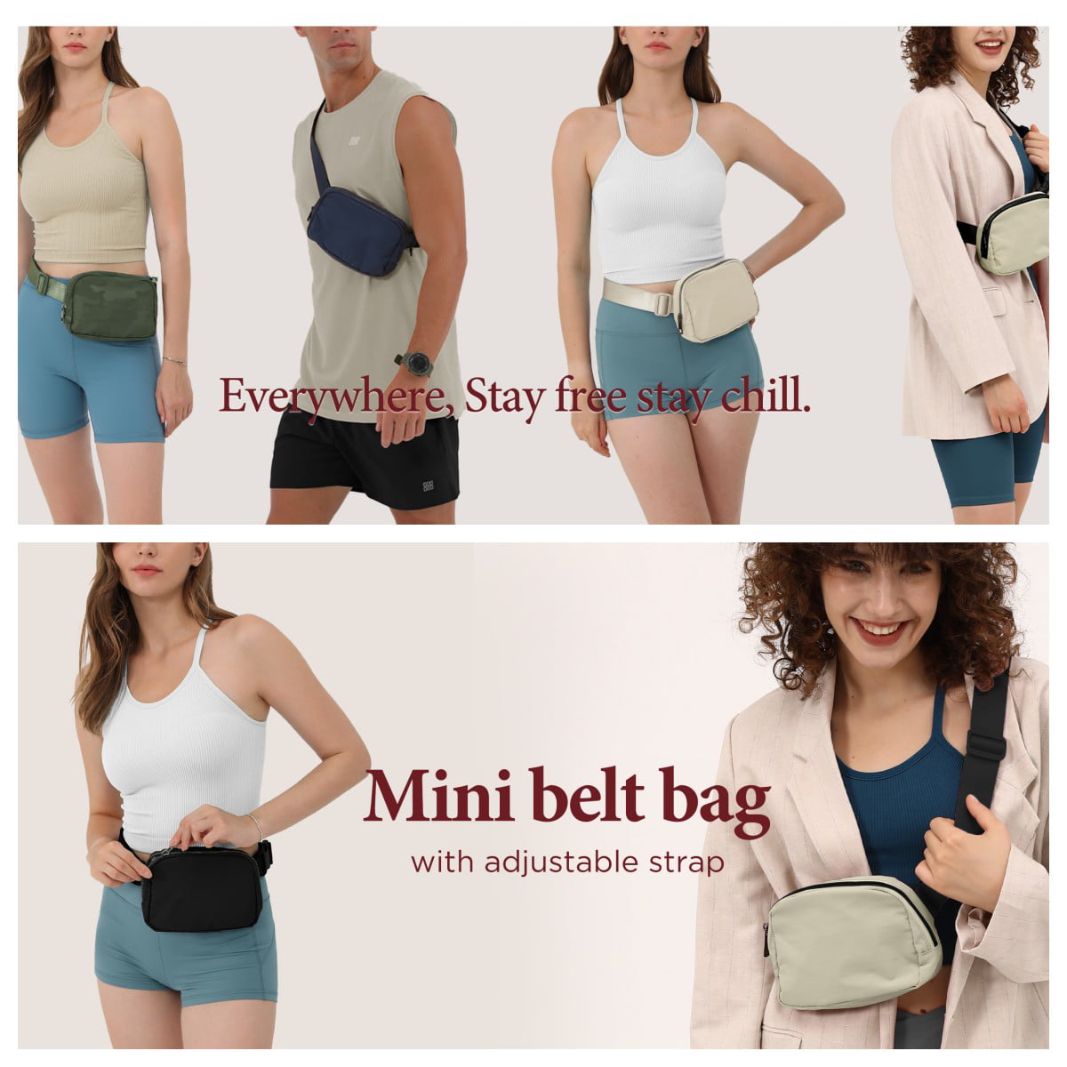 sherpa belt bag, Bags, Lezmore Sherpa Belt Women Adjustable Strap Fanny  Pack Everywhere Crossbody Bag